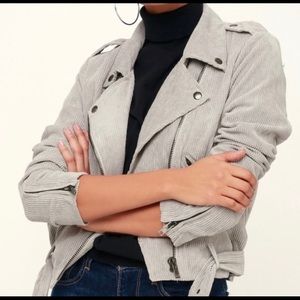 LUSH grey corduroy jacket  SIZE:S